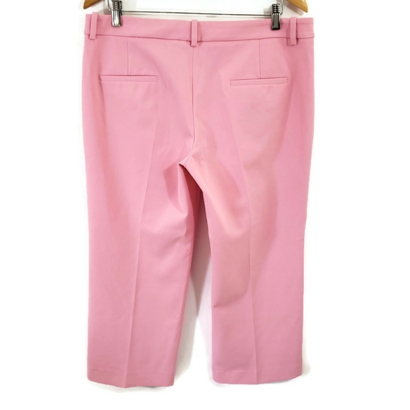Zara Woman Pink Cropped Dress Pants - Picture 6 of 11